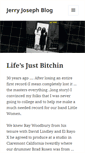 Mobile Screenshot of blog.jerryjoseph.com