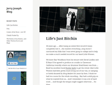 Tablet Screenshot of blog.jerryjoseph.com